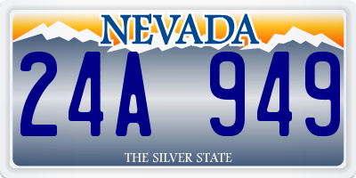 NV license plate 24A949