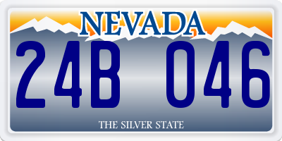 NV license plate 24B046