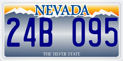 NV license plate 24B095