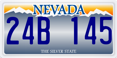 NV license plate 24B145