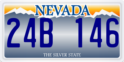 NV license plate 24B146