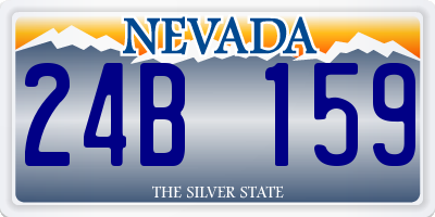 NV license plate 24B159