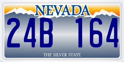 NV license plate 24B164