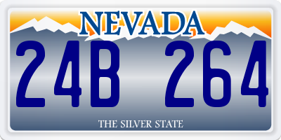 NV license plate 24B264