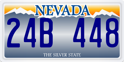 NV license plate 24B448