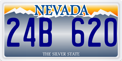 NV license plate 24B620