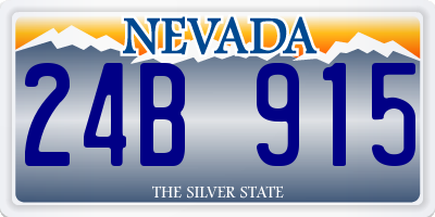 NV license plate 24B915