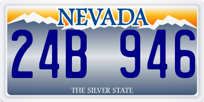 NV license plate 24B946