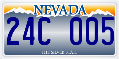 NV license plate 24C005