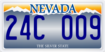 NV license plate 24C009