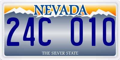 NV license plate 24C010