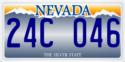 NV license plate 24C046