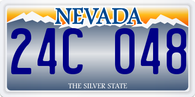 NV license plate 24C048