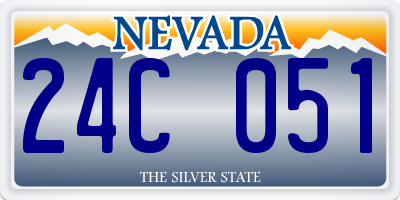 NV license plate 24C051