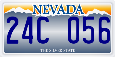 NV license plate 24C056