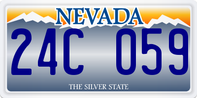 NV license plate 24C059