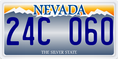 NV license plate 24C060