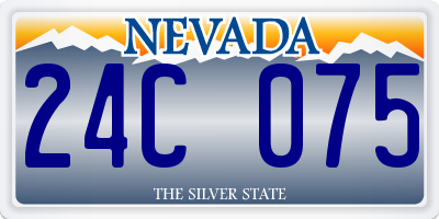 NV license plate 24C075