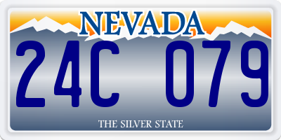 NV license plate 24C079