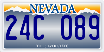 NV license plate 24C089