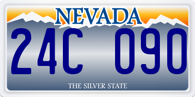 NV license plate 24C090