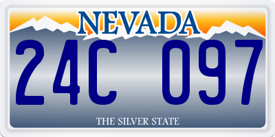 NV license plate 24C097