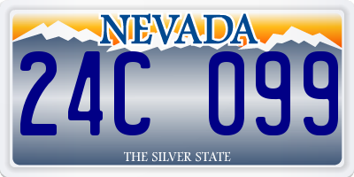 NV license plate 24C099