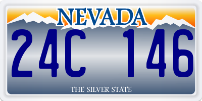 NV license plate 24C146