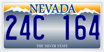 NV license plate 24C164