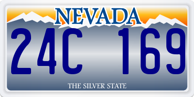 NV license plate 24C169