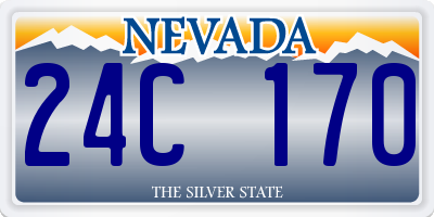 NV license plate 24C170