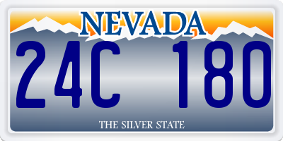 NV license plate 24C180