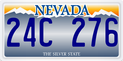 NV license plate 24C276