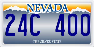 NV license plate 24C400