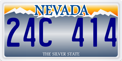 NV license plate 24C414