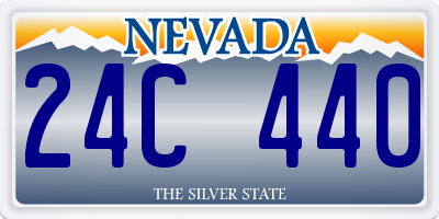 NV license plate 24C440