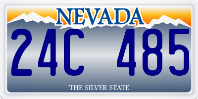 NV license plate 24C485