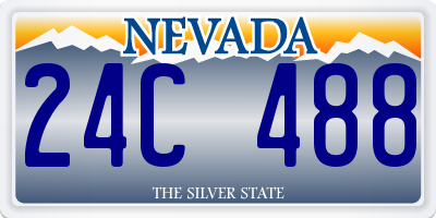 NV license plate 24C488