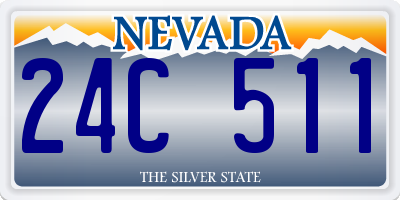 NV license plate 24C511