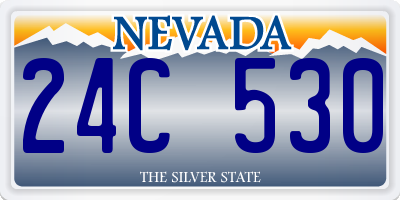 NV license plate 24C530