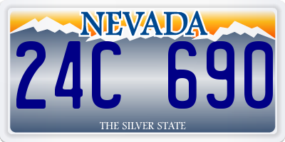 NV license plate 24C690