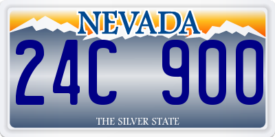 NV license plate 24C900