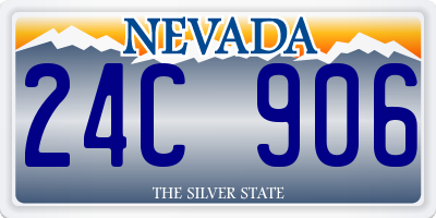 NV license plate 24C906