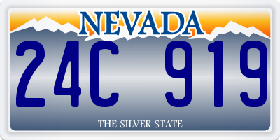 NV license plate 24C919