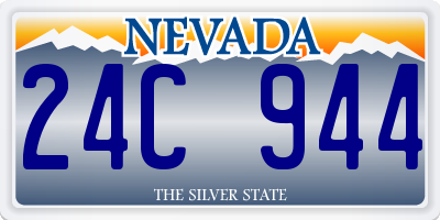 NV license plate 24C944