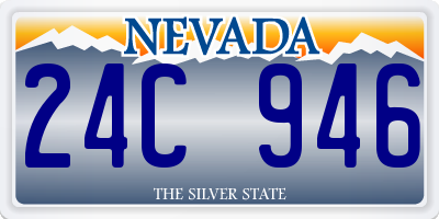 NV license plate 24C946