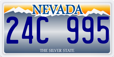 NV license plate 24C995