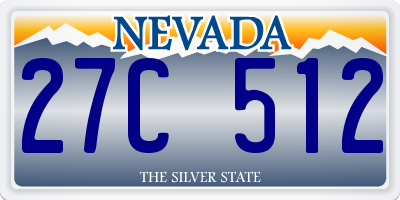 NV license plate 27C512