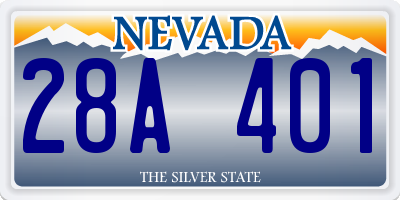 NV license plate 28A401