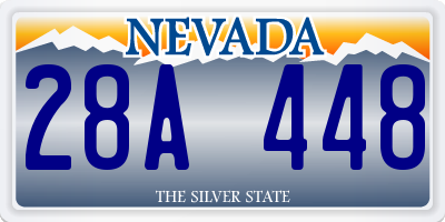 NV license plate 28A448